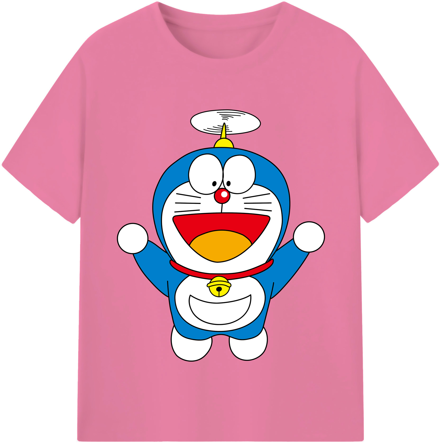 （画像用） ドラえもん Doraemon 綿100％半袖Tシャツ（フロントプリント）